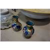 Image 3 : CLOISONNE VASE AND EASTERN DECOR