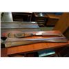 Image 1 : 2 WOODEN PADDLES - 1 IS FIRST NATIONS
