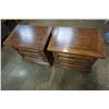 Image 2 : PAIR OF 2 DRAWER NIGHTSTANDS