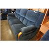 Image 3 : BLUE 3 SEATER RECLINER