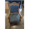Image 1 : CARVED ANTIQUE ROCKER