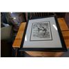 Image 1 : LTD AND SIGNED PRINT OF LOONS BY HEATHER NORTH IN BLACK FRAME