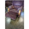 Image 3 : PURPLE RECLINING CHAIR