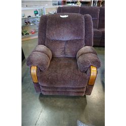 PURPLE RECLINING CHAIR