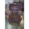 Image 1 : PURPLE RECLINING CHAIR
