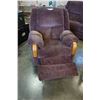 Image 2 : PURPLE RECLINING CHAIR