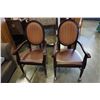 Image 1 : 2 2-WHEELED ARMCHAIRS
