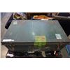 Image 1 : VINTAGE GREEN METAL SHIPPING TRUNK