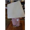 Image 1 : PINK 1970s TABLE LAMP