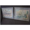 Image 1 : 2 FRAMED PRINTS