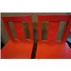 Image 2 : 2 RED CAT DOG CHAIRS
