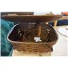 Image 1 : WOVEN BASKET AND PICNIC BASKET