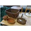 Image 2 : WOVEN BASKET AND PICNIC BASKET