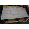 Image 3 : PINE DINING TABLE W/ 4 CHAIRS