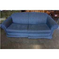 BLUE FABRIC HIDE A BED