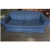 Image 1 : BLUE FABRIC HIDE A BED