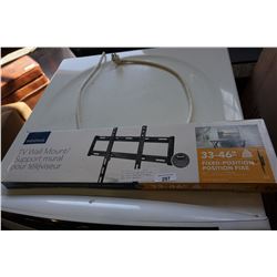 NEW OVERSTOCK INSIGNIA 33-46 INCH FIXED POSITION TV WALL MOUNT 80LB CAPACITY