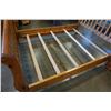 Image 3 : QUEENSIZE SLEIGH BED FRAME W/ 3 DRAWER NIGHT STAND
