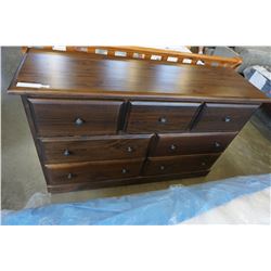 FLOOR MODEL SOLID PINE 7 DRAWER DRESSER DOVETAILED CONSTRUCTION LOCALLY MANUFACTURED