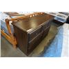 Image 2 : FLOOR MODEL SOLID PINE 7 DRAWER DRESSER DOVETAILED CONSTRUCTION LOCALLY MANUFACTURED