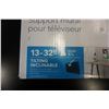 Image 3 : NEW OVERSTOCK INSIGNIA TILTING 13-32 INCH TV WALL MOUNT 40 LB CAPACITY