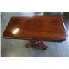 Image 3 : ANTIQUE MAHOGANY FOLD-OVER GAMES TABLE