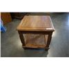 Image 1 : ASHLEY WORLD CLASS COLLECTION WOOD AND RATTAN END TABLE