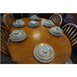 GLOBAL GOLD LACE PORCELAIN CHINA DINNER SET