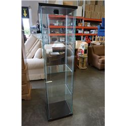 GLASS DISPLAY CASE