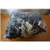 Image 2 : LARGE BAG OF ASSORTED CHARGERS AND HEADPHONES
