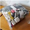 Image 1 : LARGE BAG OF ASSORTED CHARGERS AND HEADPHONES