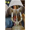 Image 2 : PAIR OF METAL CANDELABRA STYLE TABLE LAMPS