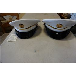 2 UNIFORM DRESS CAPS