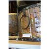 Image 2 : 2 METAL DECORATIVE VASES AND BRASS PLANTER