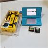 Image 1 : LIGHT BLUE DSI W/2 GAMES AND NERF PROTECTOR CASE WORKING