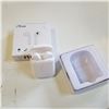 Image 2 : NEW I7S BLUETOOTH EAR BUDS, WHITE WITH CHARGING CASE - RETAIL $79