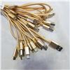 Image 2 : BUNDLE OF 6 NEW USB CHARGING CORDS