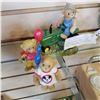 Image 2 : LOT OF 4 CHERISHED TEDDIES FIGURES DINING TABLE, JOHN DEERE, POOH BEAR, MICKEYMOUSE CLUB