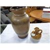 Image 1 : WEST GERMAN VASE AND WHISKEY JUG