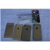 Image 2 : 5 APPLE IPHONE 6 - 3 BLACK AND 2 GOLD - PARTS ONLY