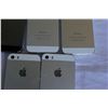 Image 3 : 5 APPLE IPHONE 5S - 4 WHITE AND 1 BLACK - PARTS ONLY