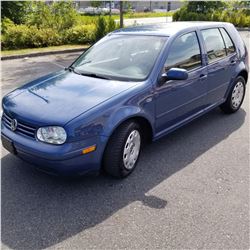 2007 VOLKSWAGEN GOLF CITY, HATCHBACK, MANUAL 5 SPEED, 158150KM, WITH KEY FOB AND REGISTRATION