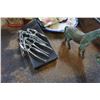 Image 2 : VINTAGE METAL HORSE, CHINA PLATES, BUTTER WARMERS AND MINI GLOBE LIGHTS