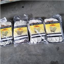 12 PAIRS OF NEW CONDOR LEATHER GLOVES SIZE LARGE