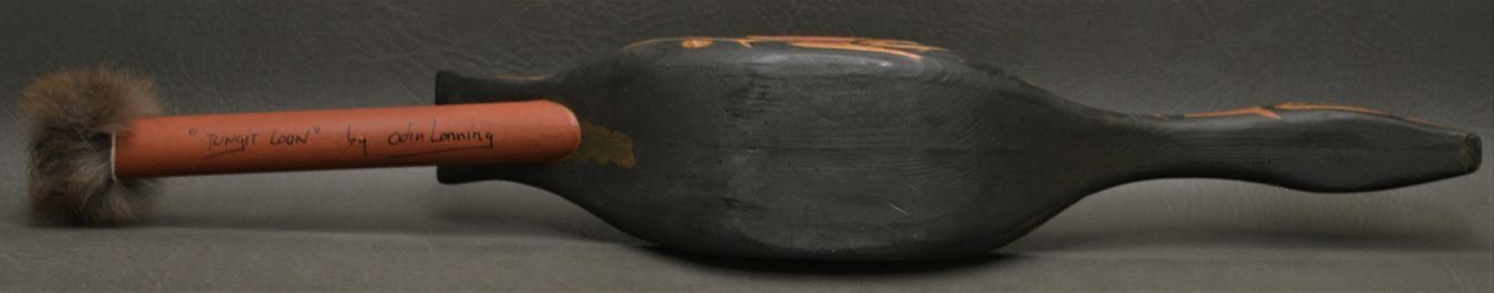 TLINGIT INDIAN LOON RATTLE ( ODIN LONNING)