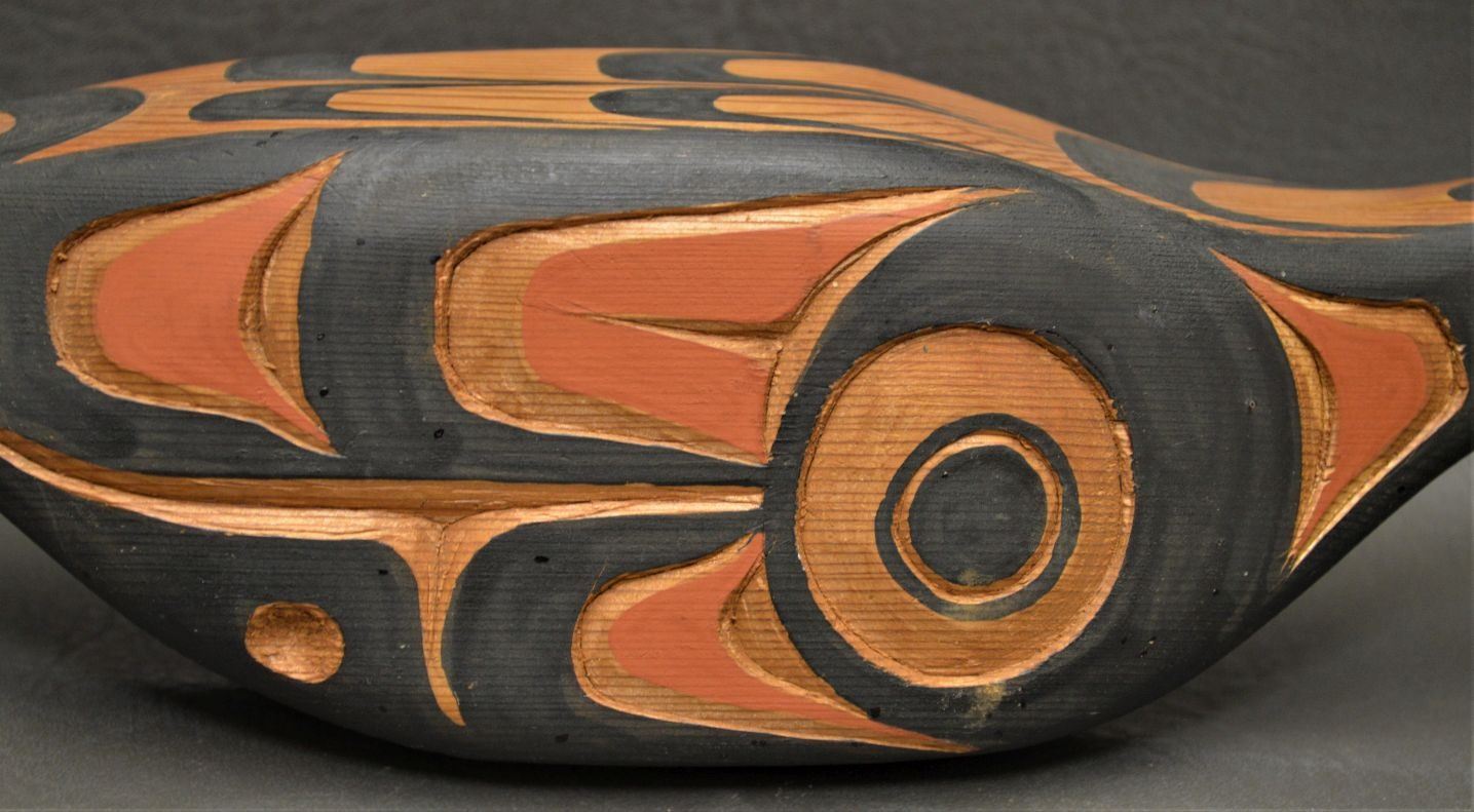 TLINGIT INDIAN LOON RATTLE ( ODIN LONNING)