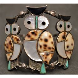 ZUNI INDIAN OWL BRACELET