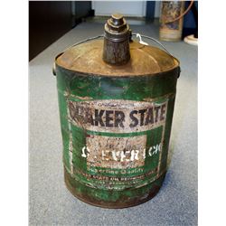 Quaker State Oil Can - SOLD!!!