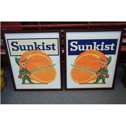 Original Sunkist Labels - Framed