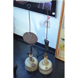 Pair of Quick-Lite fuel lanterns